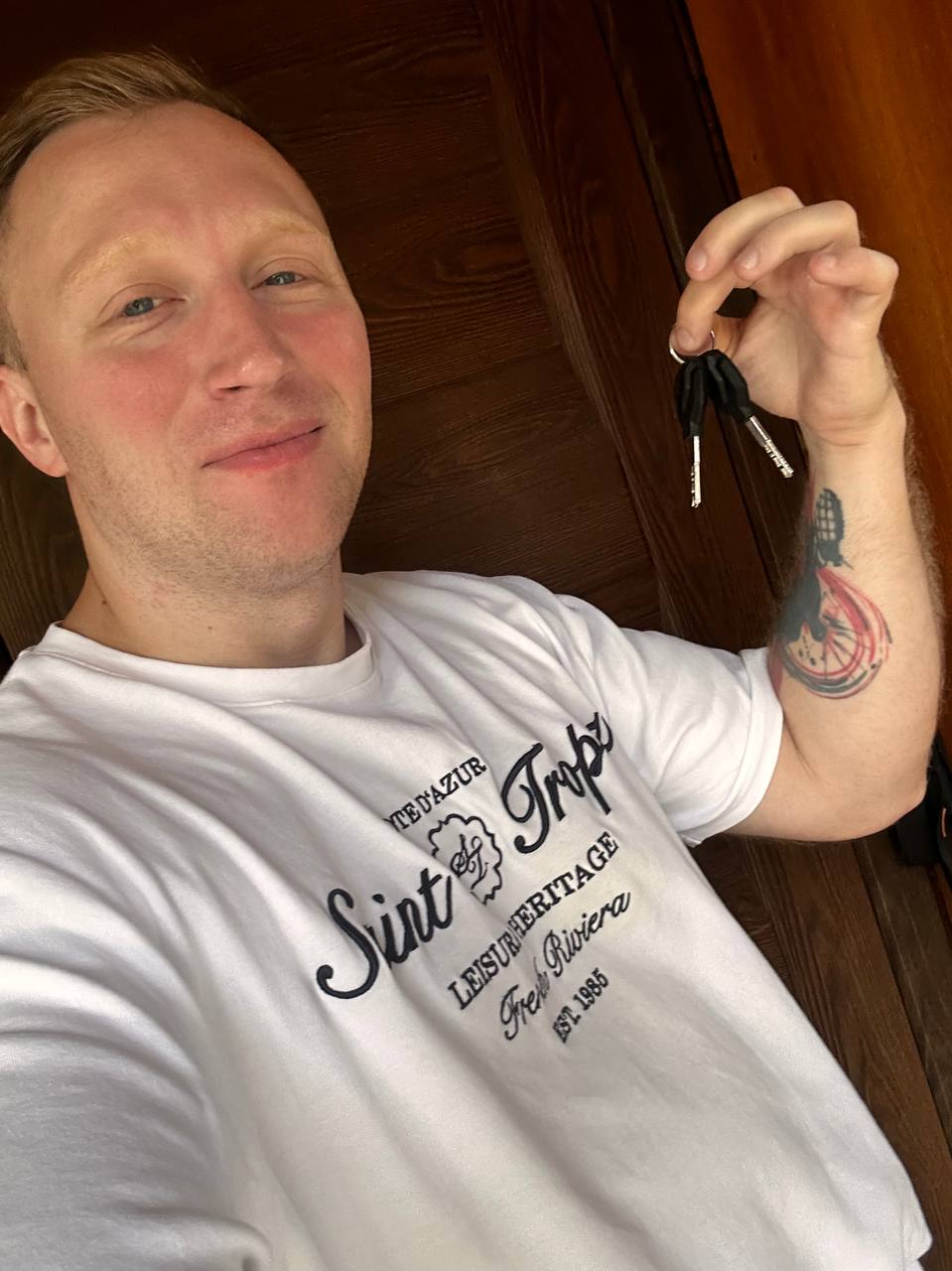 David with keys